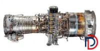 Eine gebrauchte Industriegasturbine (IGT) des Herstellers General Electric (GE) des Typs LM2500+